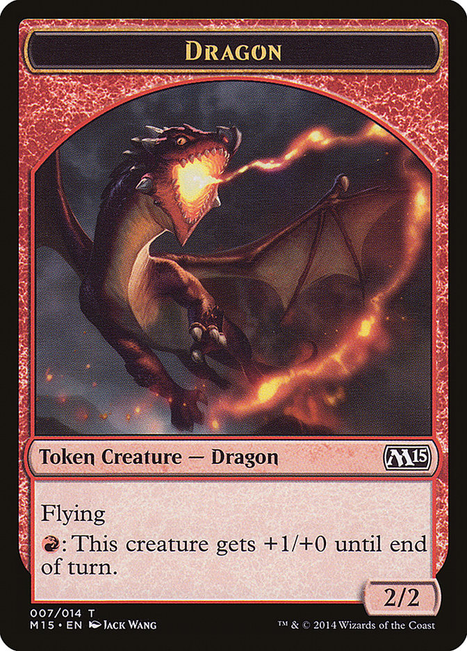 Dragon Token [Magic 2015 Tokens] | Pegasus Games WI