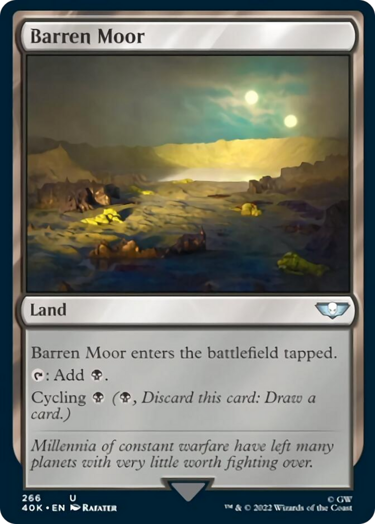 Barren Moor (Surge Foil) [Warhammer 40,000] | Pegasus Games WI