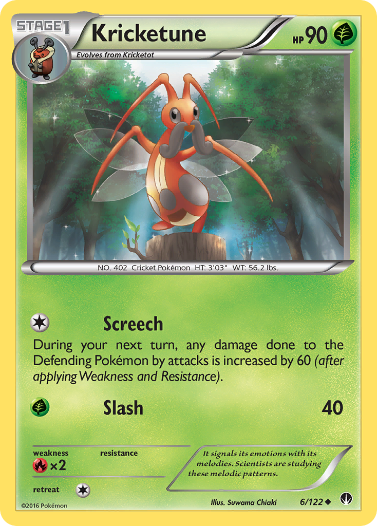 Kricketune (6/122) [XY: BREAKpoint] | Pegasus Games WI
