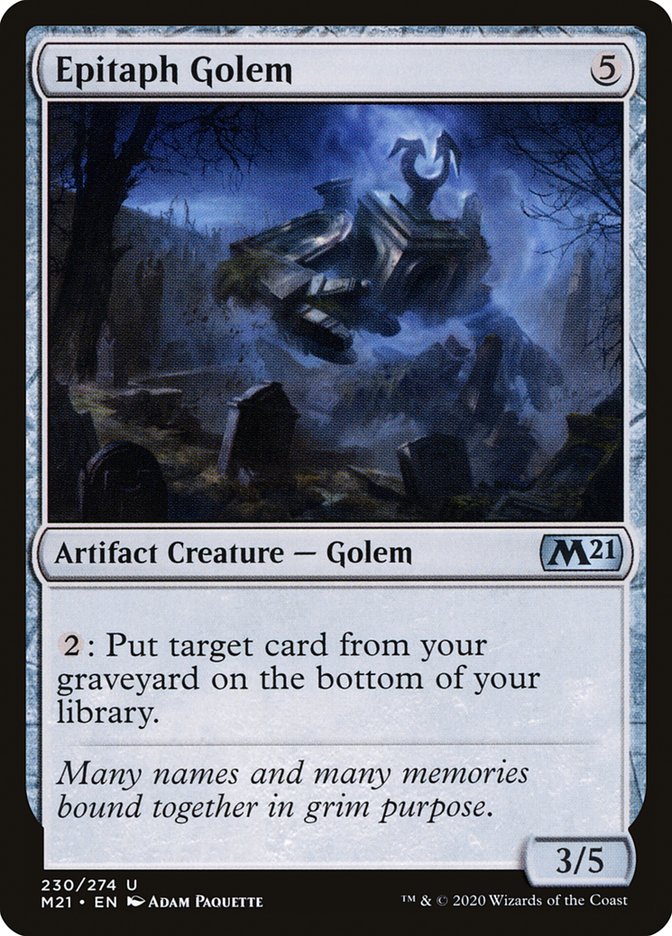 Epitaph Golem [Core Set 2021] | Pegasus Games WI