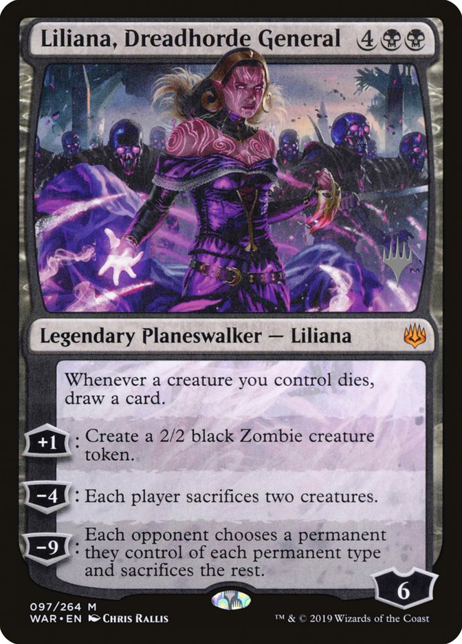 Liliana, Dreadhorde General (Promo Pack) [War of the Spark Promos] | Pegasus Games WI