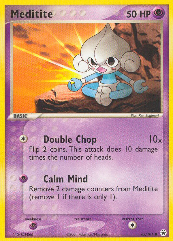 Meditite (65/101) [EX: Hidden Legends] | Pegasus Games WI