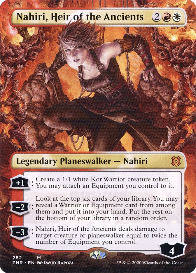 Nahiri, Heir of the Ancients (Borderless) [Zendikar Rising] | Pegasus Games WI
