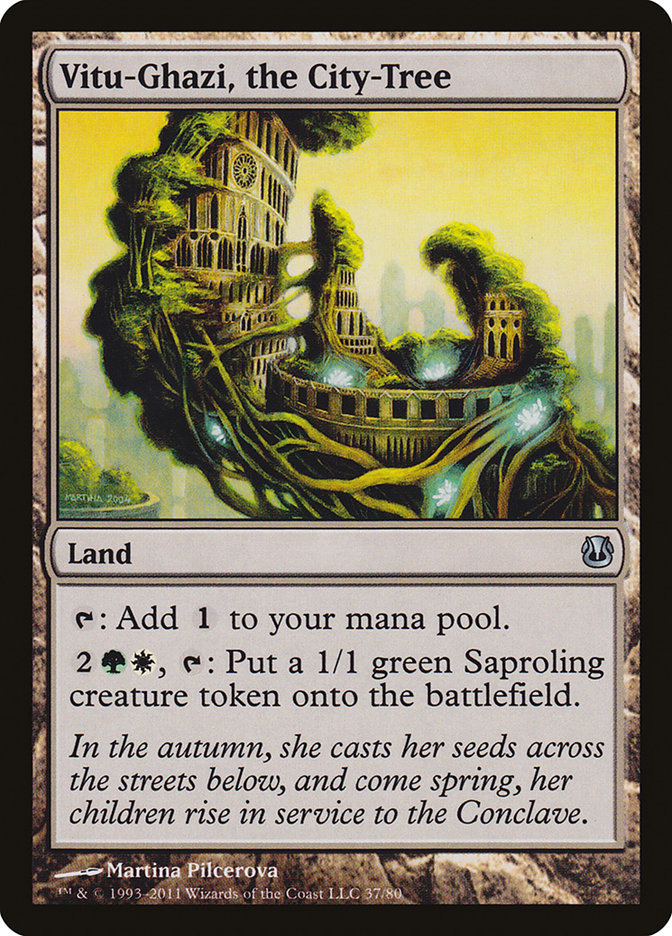 Vitu-Ghazi, the City-Tree [Duel Decks: Ajani vs. Nicol Bolas] | Pegasus Games WI