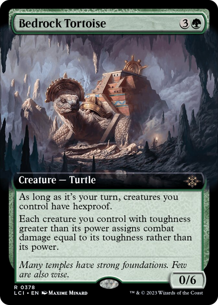 Bedrock Tortoise (Extended Art) [The Lost Caverns of Ixalan] | Pegasus Games WI