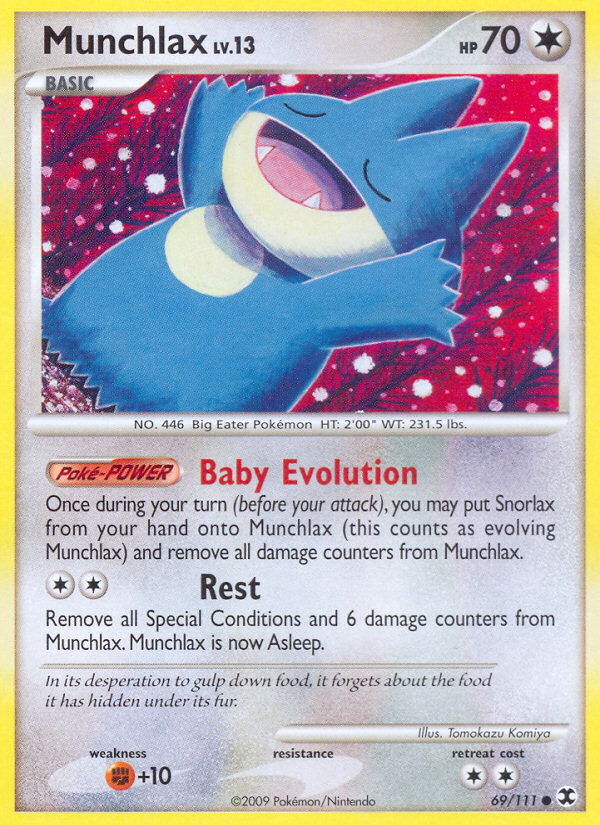 Munchlax (69/111) [Platinum: Rising Rivals] | Pegasus Games WI