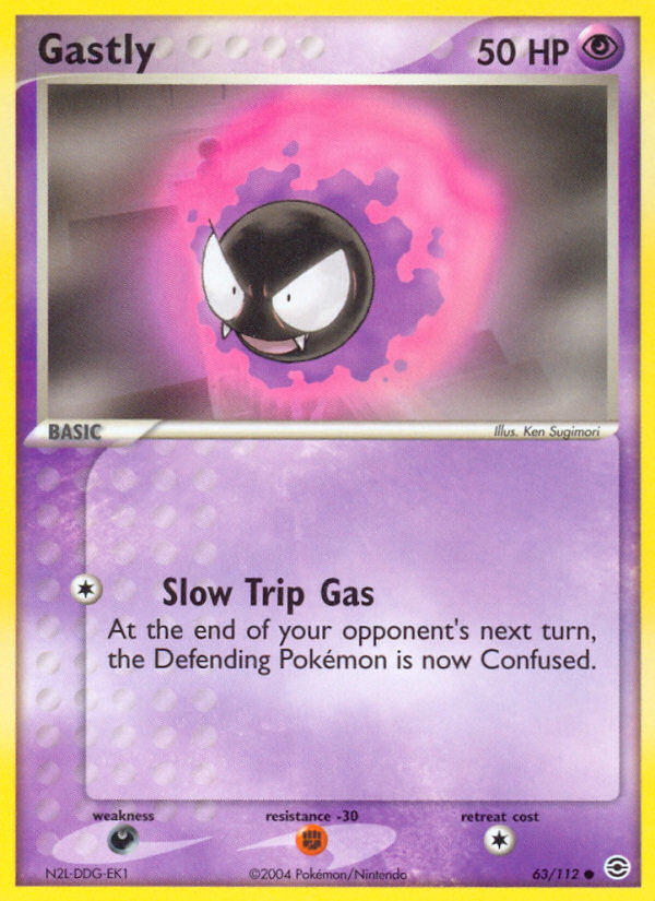 Gastly (63/112) [EX: FireRed & LeafGreen] | Pegasus Games WI