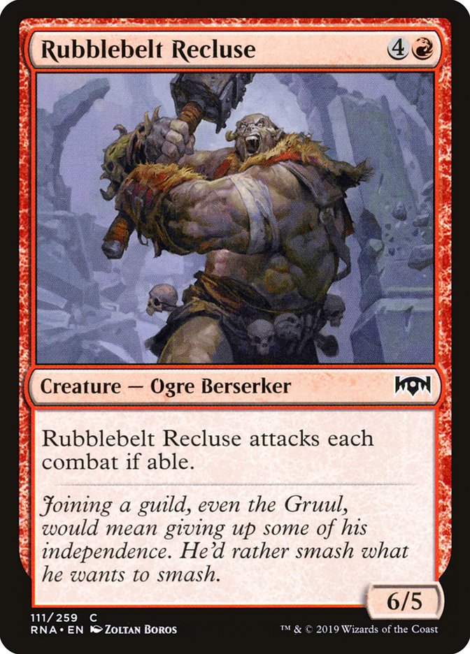 Rubblebelt Recluse [Ravnica Allegiance] | Pegasus Games WI
