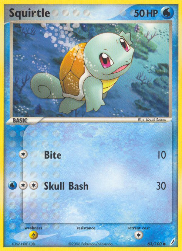 Squirtle (63/100) [EX: Crystal Guardians] | Pegasus Games WI