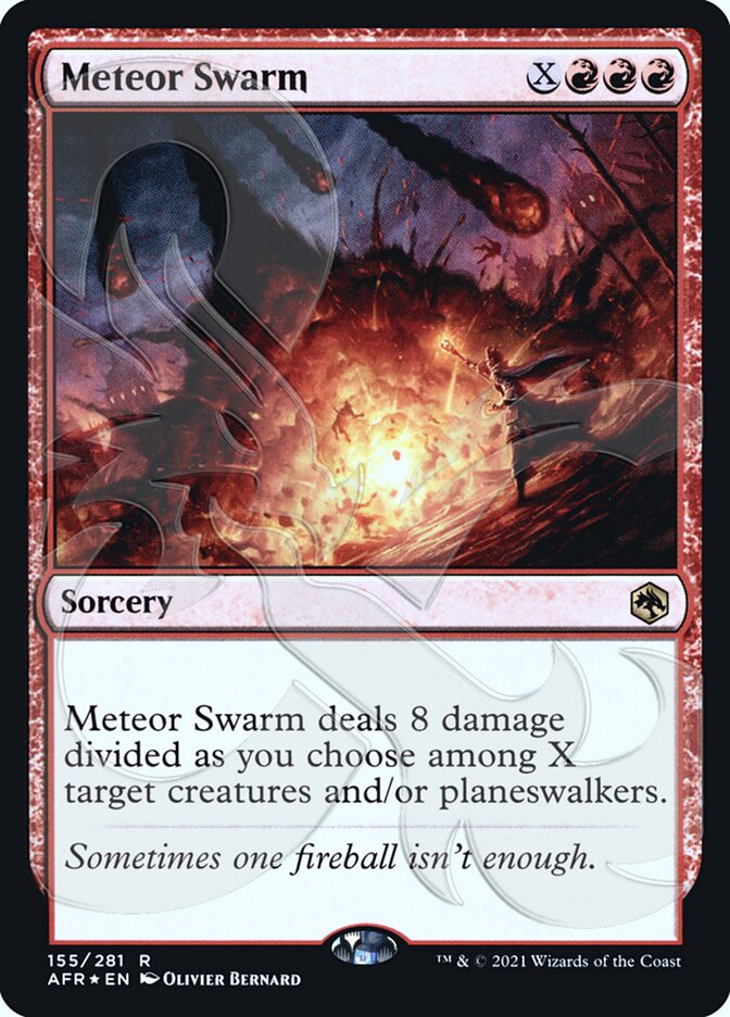 Meteor Swarm (Ampersand Promo) [Dungeons & Dragons: Adventures in the Forgotten Realms Promos] | Pegasus Games WI