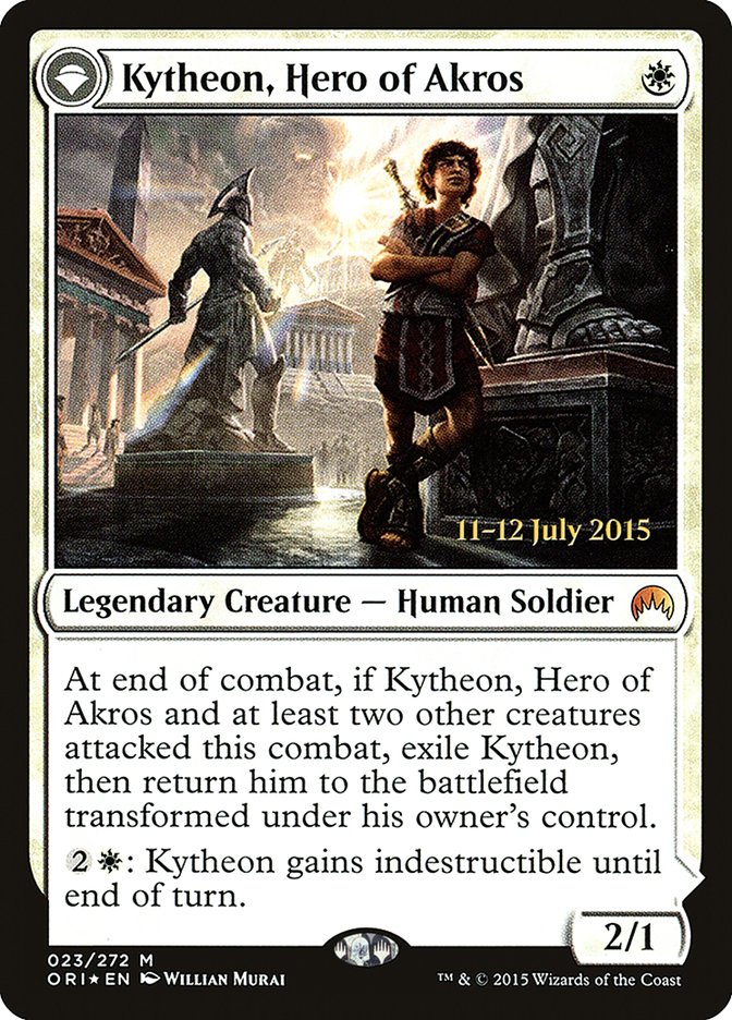 Kytheon, Hero of Akros // Gideon, Battle-Forged [Magic Origins Prerelease Promos] | Pegasus Games WI