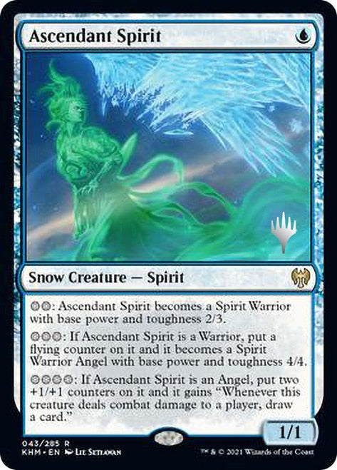 Ascendant Spirit (Promo Pack) [Kaldheim Promos] | Pegasus Games WI