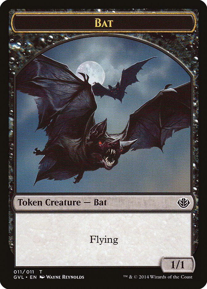 Bat Token (Garruk vs. Liliana) [Duel Decks Anthology Tokens] | Pegasus Games WI