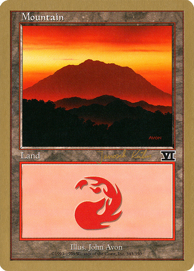 Mountain (jk343) (Janosch Kuhn) [World Championship Decks 2000] | Pegasus Games WI