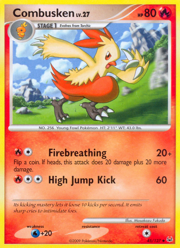 Combusken (45/127) [Platinum: Base Set] | Pegasus Games WI