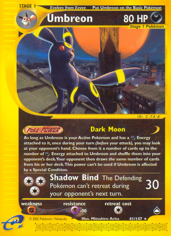 Umbreon (41/147) [Aquapolis] | Pegasus Games WI