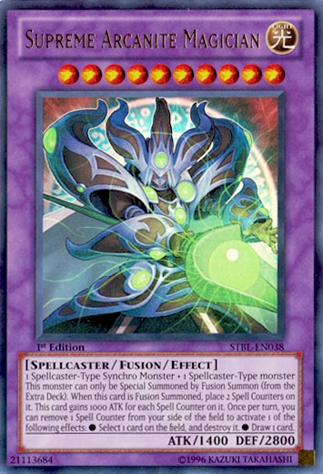 Supreme Arcanite Magician [STBL-EN038] Ultra Rare | Pegasus Games WI