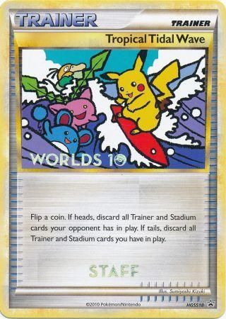 Tropical Tidal Wave (HGSS18) (Staff) [HeartGold & SoulSilver: Black Star Promos] | Pegasus Games WI