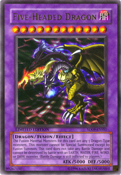 Five-Headed Dragon [SD09-ENSS1] Ultra Rare | Pegasus Games WI