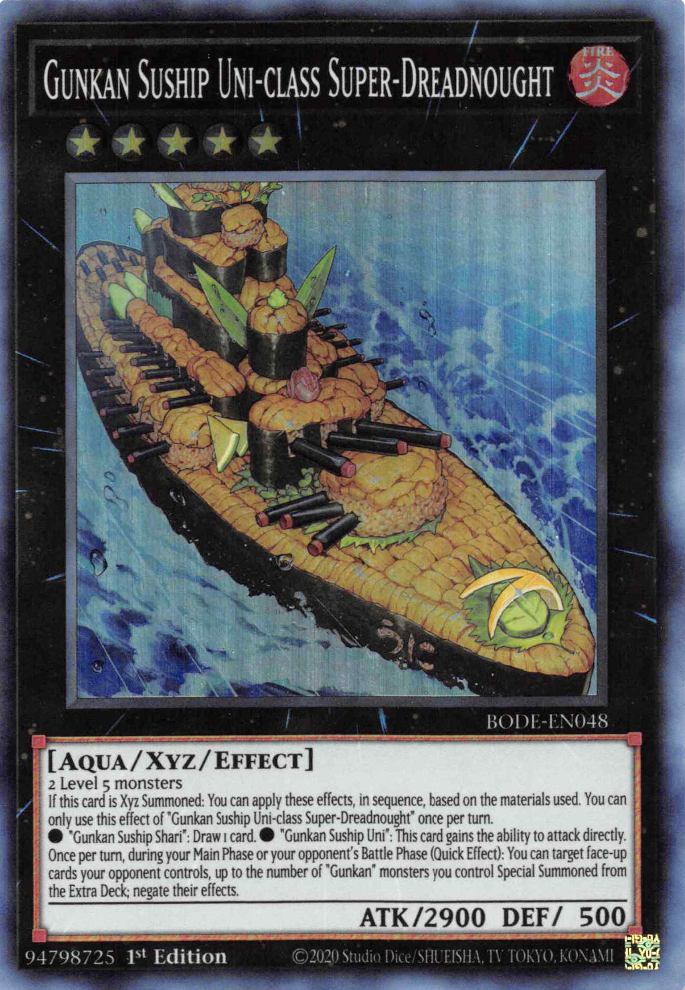Gunkan Suship Uni-class Super-Dreadnaught [BODE-EN048] Super Rare | Pegasus Games WI