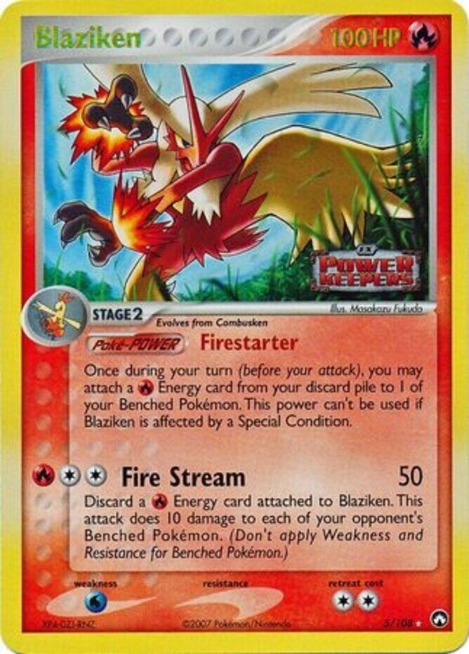 Blaziken (5/108) (Stamped) [EX: Power Keepers] | Pegasus Games WI