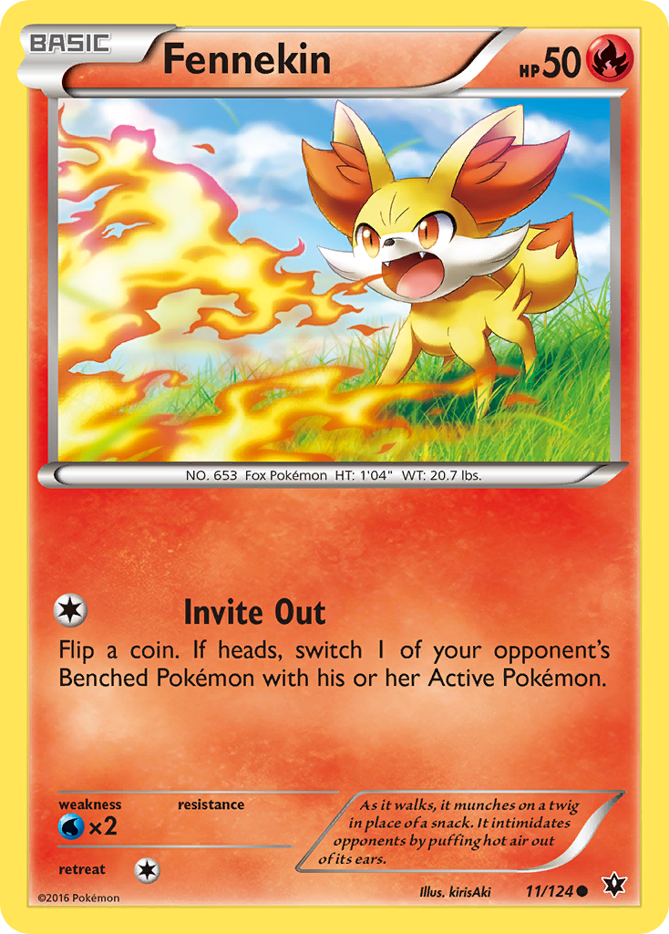 Fennekin (11/124) [XY: Fates Collide] | Pegasus Games WI