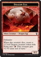 Dragon Egg // Dragon Double-Sided Token [Commander 2018 Tokens] | Pegasus Games WI