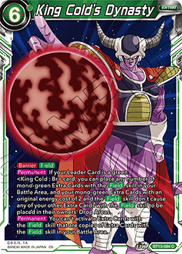 King Cold's Dynasty (Common) [BT13-084] | Pegasus Games WI