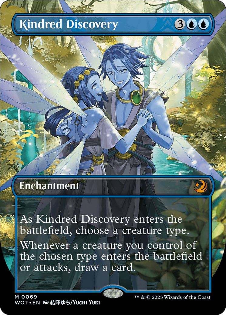 Kindred Discovery (Anime Borderless) [Wilds of Eldraine: Enchanting Tales] | Pegasus Games WI
