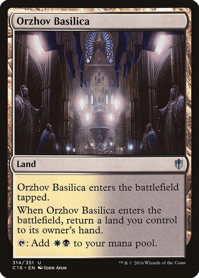 Orzhov Basilica [Commander 2016] | Pegasus Games WI