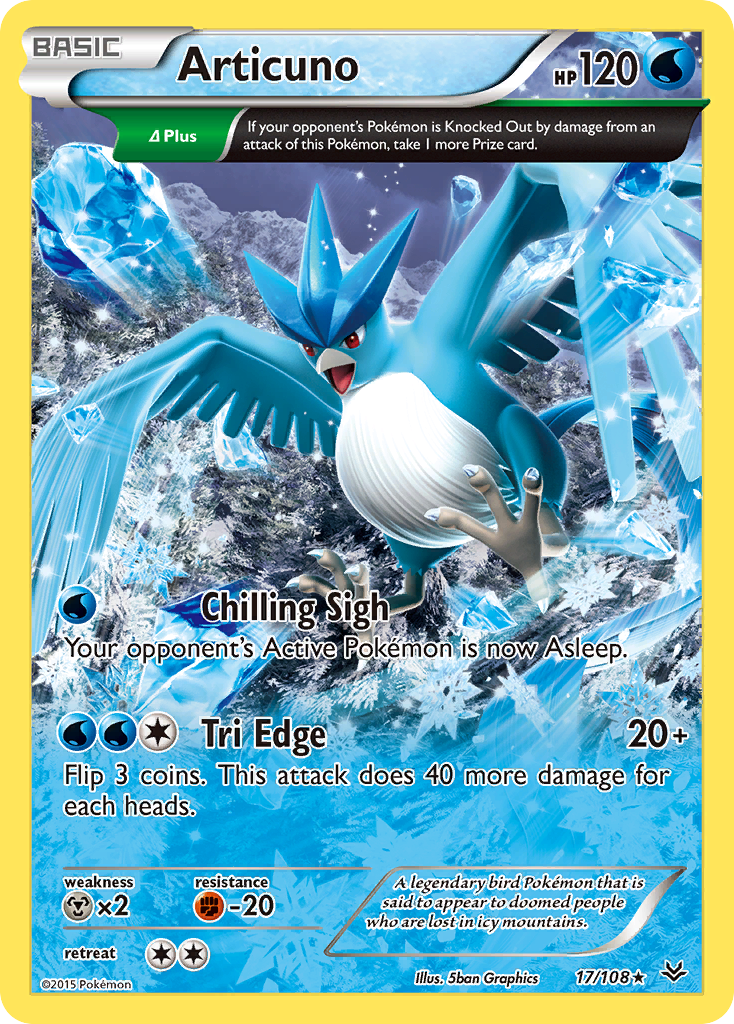 Articuno (17/108) [XY: Roaring Skies] | Pegasus Games WI