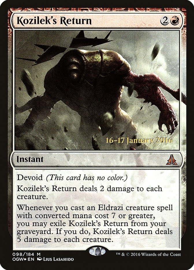 Kozilek's Return [Oath of the Gatewatch Prerelease Promos] | Pegasus Games WI