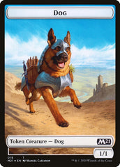 Cat (011) // Dog Double-Sided Token [Core Set 2021 Tokens] | Pegasus Games WI