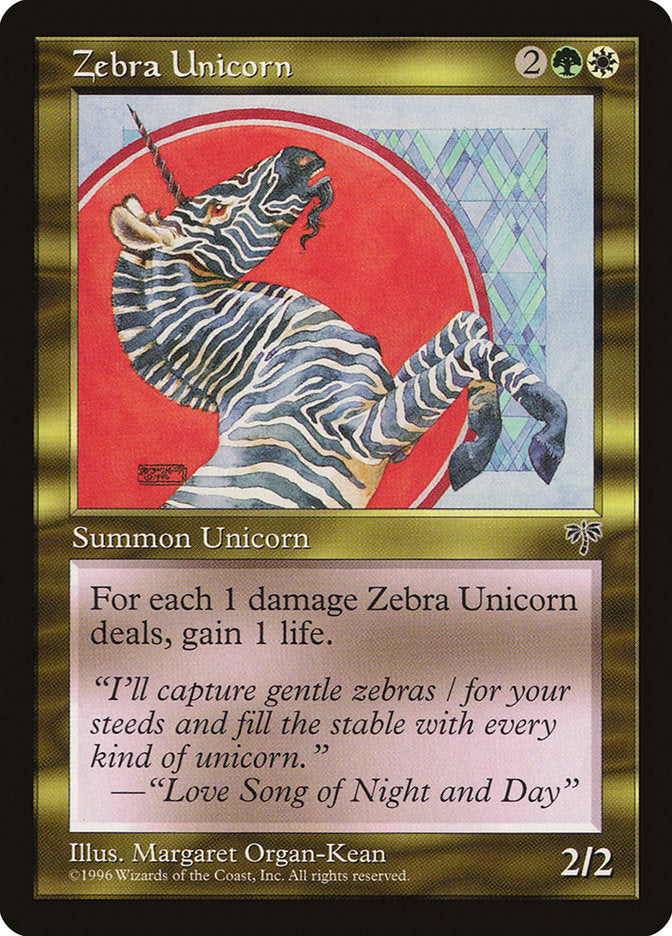 Zebra Unicorn [Mirage] | Pegasus Games WI