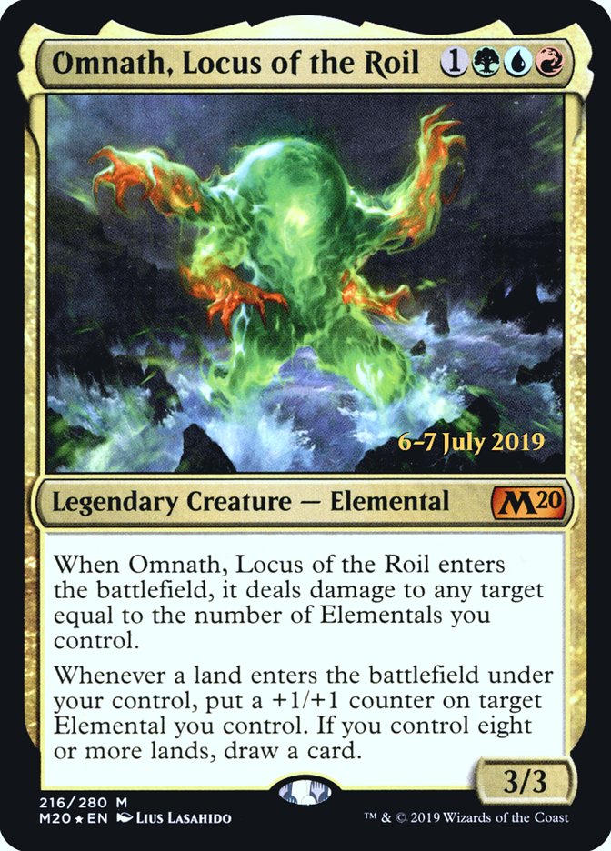 Omnath, Locus of the Roil [Core Set 2020 Prerelease Promos] | Pegasus Games WI