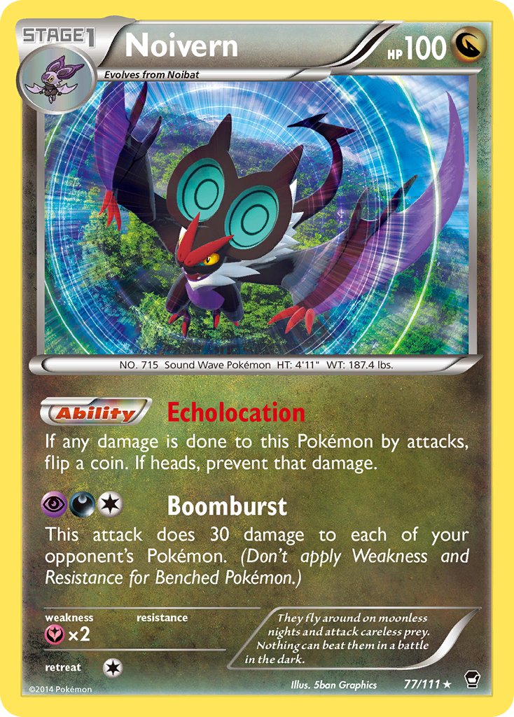 Noivern (77/111) (Cosmos Holo) (Blister Exclusive) [XY: Furious Fists] | Pegasus Games WI