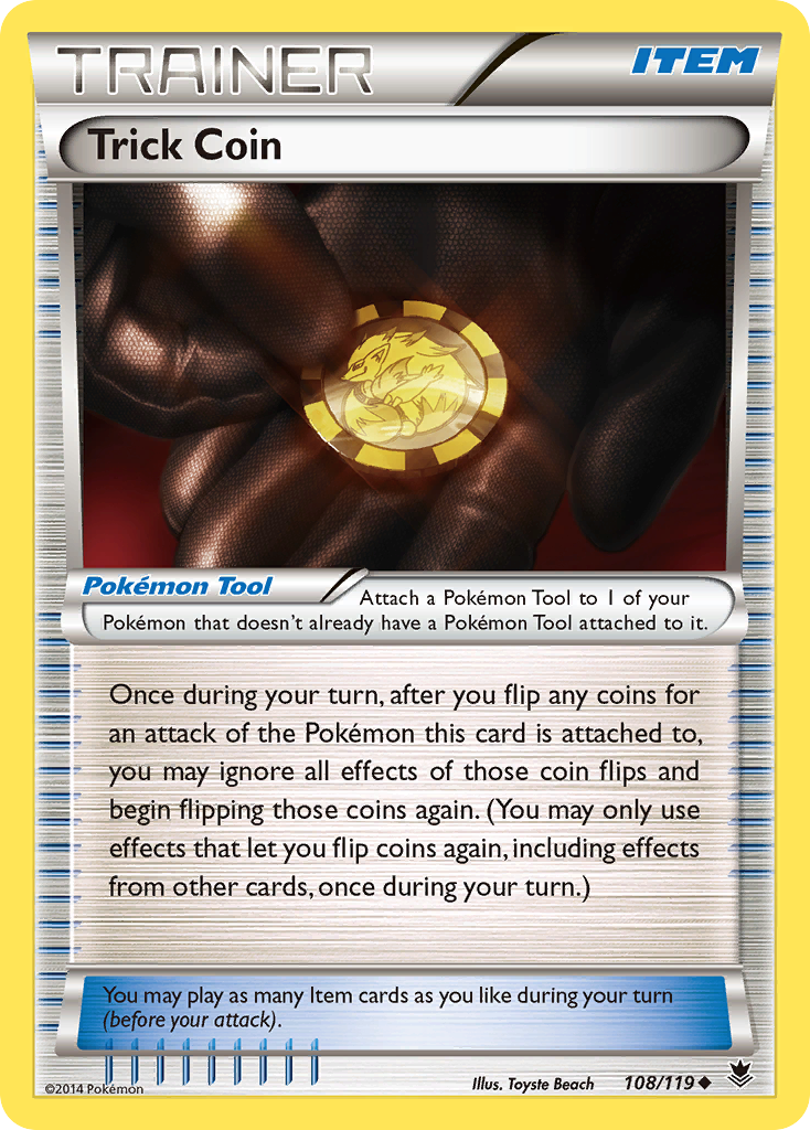 Trick Coin (108/119) [XY: Phantom Forces] | Pegasus Games WI