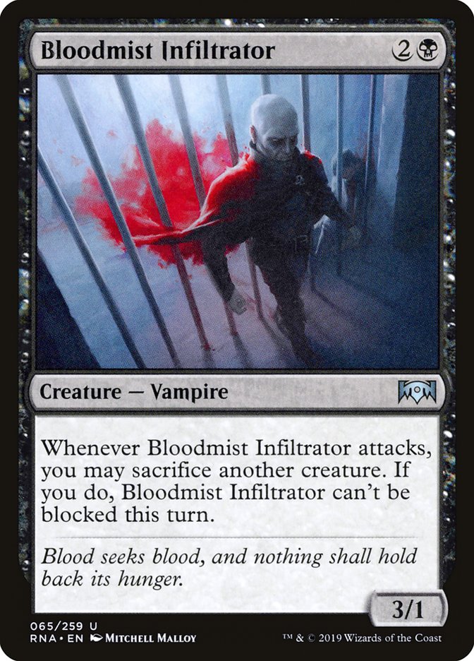 Bloodmist Infiltrator [Ravnica Allegiance] | Pegasus Games WI