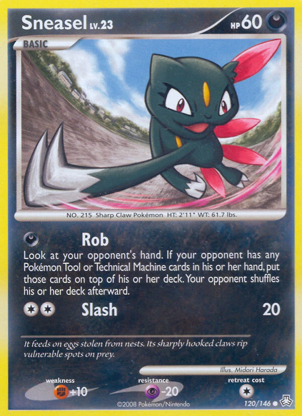 Sneasel (120/146) [Diamond & Pearl: Legends Awakened] | Pegasus Games WI