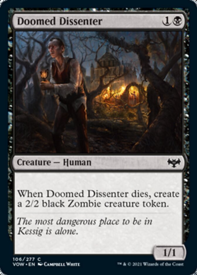 Doomed Dissenter [Innistrad: Crimson Vow] | Pegasus Games WI