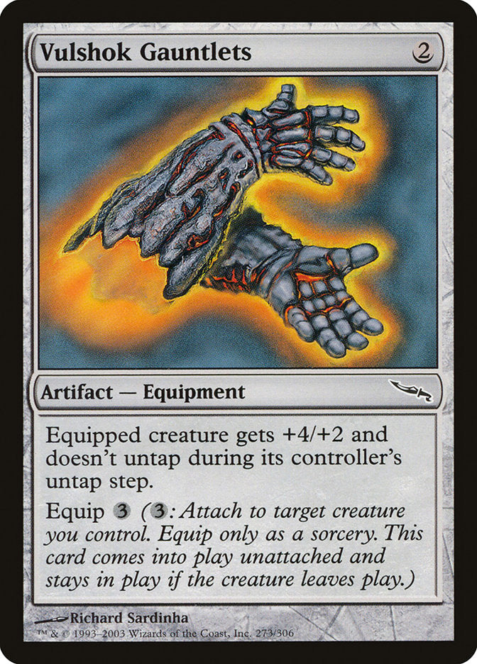 Vulshok Gauntlets [Mirrodin] | Pegasus Games WI