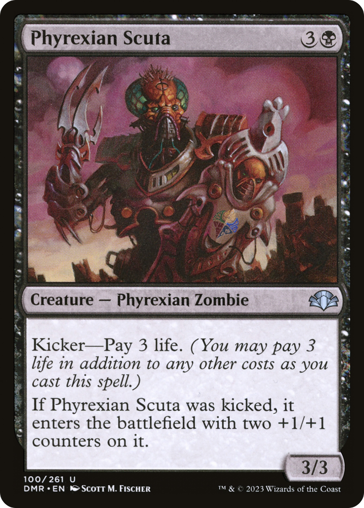 Phyrexian Scuta [Dominaria Remastered] | Pegasus Games WI