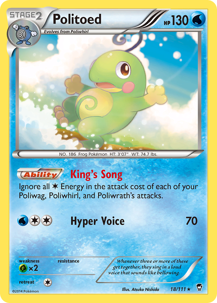 Politoed (18/111) [XY: Furious Fists] | Pegasus Games WI