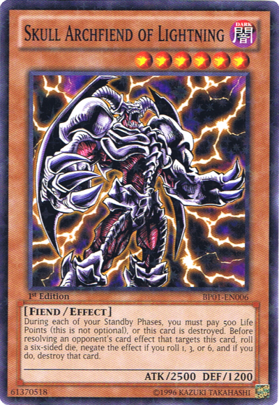 Skull Archfiend of Lightning [BP01-EN006] Starfoil Rare | Pegasus Games WI