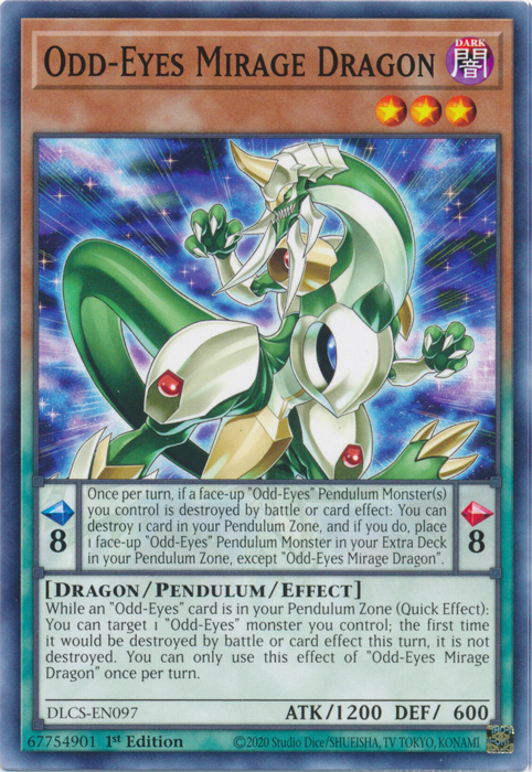 Odd-Eyes Mirage Dragon [DLCS-EN097] Common | Pegasus Games WI
