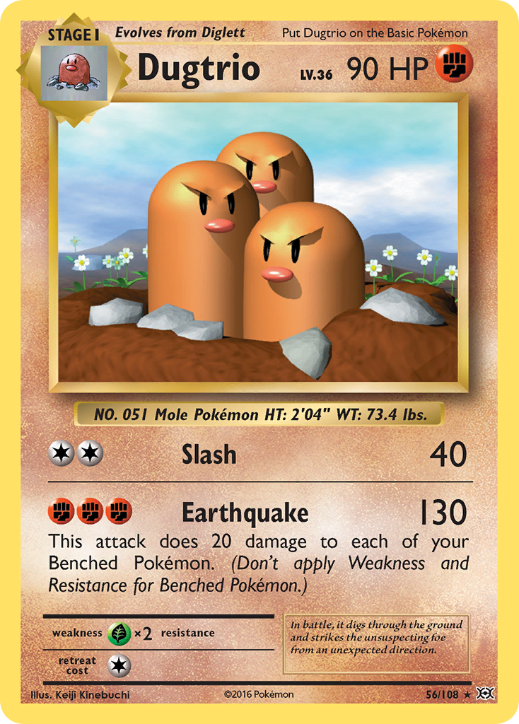 Dugtrio (56/108) [XY: Evolutions] | Pegasus Games WI