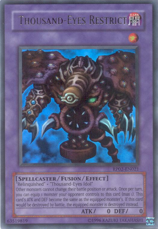 Thousand-Eyes Restrict [RP02-EN021] Ultra Rare | Pegasus Games WI