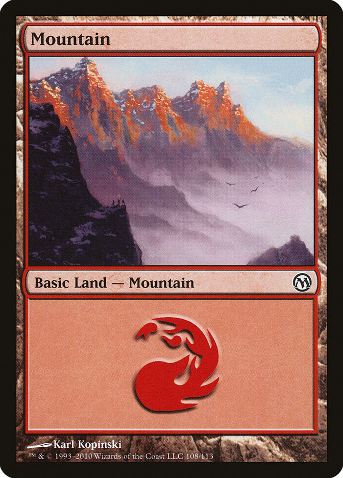 Mountain (108) [Duels of the Planeswalkers] | Pegasus Games WI