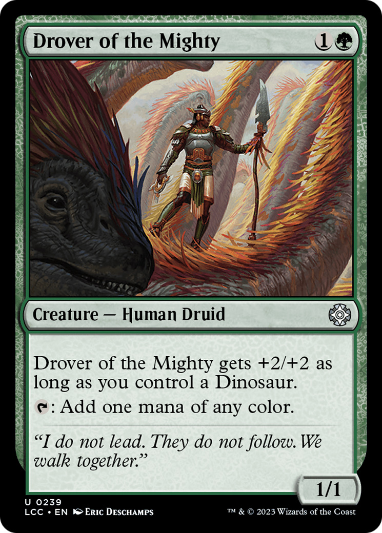 Drover of the Mighty [The Lost Caverns of Ixalan Commander] | Pegasus Games WI