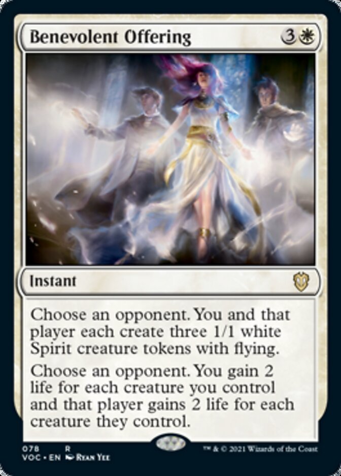 Benevolent Offering [Innistrad: Crimson Vow Commander] | Pegasus Games WI